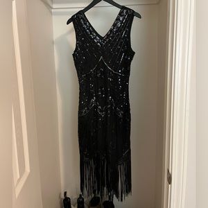 Sequined Flapper Dress